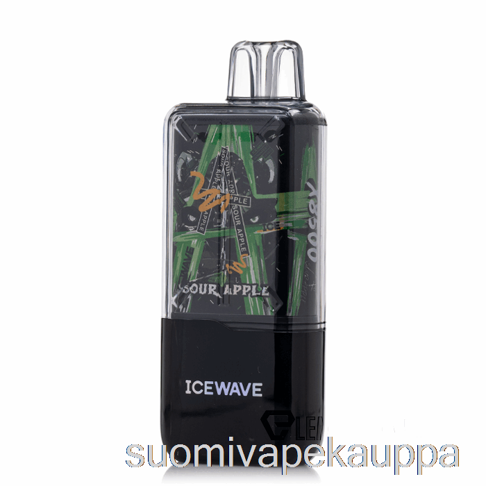 Vape Nesteet Icewave X8500 Kertakäyttöinen Hapan Omena